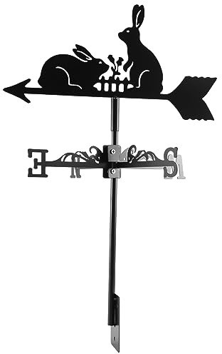 yilin Animal Iron Wind Vane, Weather Vane, Roof Weather Vane Wind Direction Indicator Roof Decoration Spare Parts Parts