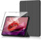 Heioloo Custodia per Lenovo Tab P12/P12 Paper Cover in Pelle PU Case, + [1 Pezzi] Vetro Temperato Pellicola Protettiva [Auto Svegliati/Sonno] [Ultra Sottile] [Supporto Funzione ] [Anti-Scratch] Grigio
