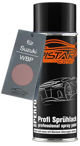 TRISTARcolor Autolack Spraydose für Suzuki WBP Terracotta Pink Metallic Basislack Sprühdose 400ml