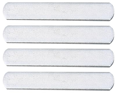 BESPORTBLE 4pcs Weighted Vest Steel Plates Stainless Steel Plates for Leg Arm Strap Rounded Corner