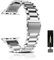 SeNool Correa Compatible con Apple Watch 38mm 40mm 41mm 42mm Series 10/9/8/7/6/5/4/3/2/1, Hombres y Mujeres Acero Inoxidable Metal Pulsera Banda Correa para Apple iWatch SE/SE 2 - Plata