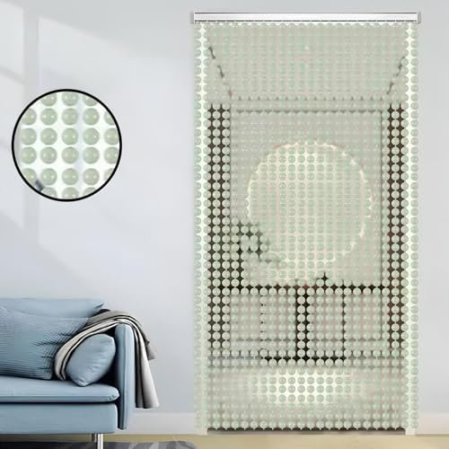 Eiauiuo Bead Curtain For Room Divider – Decorative Acrylic Beads String Curtain For Door, Partition & Window – DIY Kit For Living Room, Bedroom, Home Decor – Hanging Bead Curtain For Interior Spaces(1