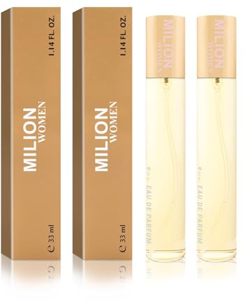 NAINA Damenparfüm Set Milion Women 2x 33ml Eau de Parfum Spray | Inspirierte Parfüm Damen Set, Parfümfläschchen Flakon, Einzigartiger Duft und Dufterlebnisse