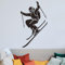 SUPERDANT Snowboard Wandtattoo Snowboarder Wandsticker Sport Wandaufkleber Skifahrer Vinyl Wandsticker Für Schlafzimmer Wohnzimmer Flure Familie Büro Klassenzimmer Dekorieren