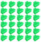 Clips en Plastique pour Serre,30 Pièces Pince pour Serre de Jardin Serre Film Pinces Fixations Clips de Serrage pour Plantes, Filet, Tunnel, Cadre D'ombrage