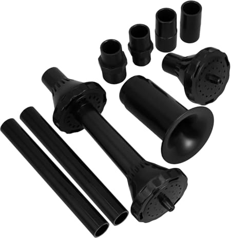 Garneck 9Stücke Teiliges Wasserbrunnen Set für Teichpumpen Multifunktionale Sprühköpfe für Gartenbrunnen Aquarien und Pools Langlebig und Anpassbar an Wasserformen