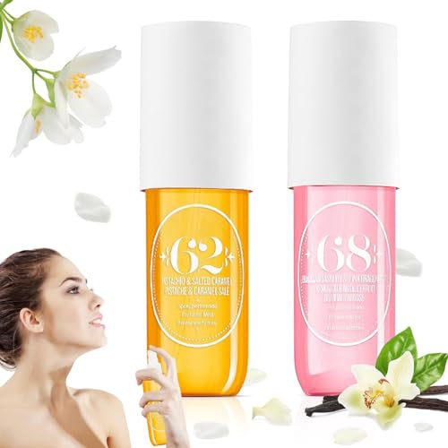 Parfum Bodyspray Damen,90ml Parfum Body Spray,Fruchtiges Body Mist,Hair and Body Fragrance Mist,Lang Anhaltender Duftspray,Parfums Damen Set,für Reisen,Urlaubsreise,Geschenk für Damen