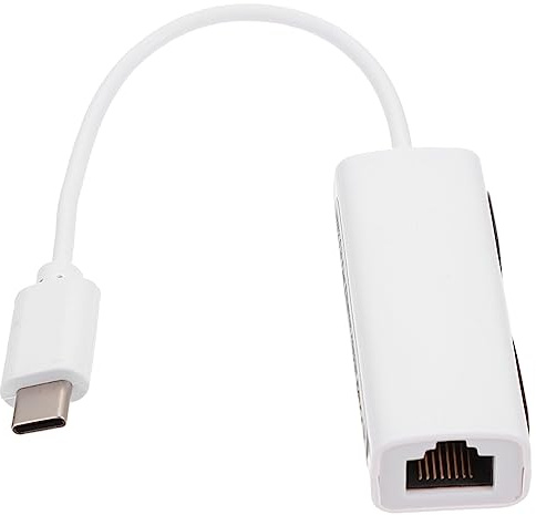 CLISPEED Usb-c to Ethernet Adapter Network Adapter Type-c Converter for and Laptops Compatible and for Stable Internet Connection