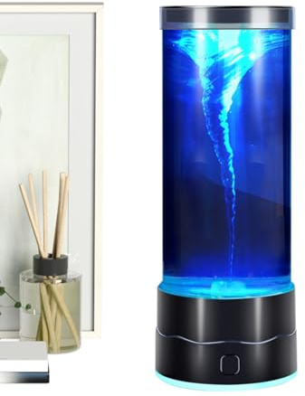 Twister HurricaneLight – Glitzer Tornado-Lampe für Kinder, Neuheit Natur Geschenk für Mädchen Männer Frauen – Mini Wasser v ortex Maker Stimmungsnachtlicht Geburtstag Urlaub Weihnachten