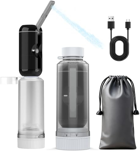 JUTIMER Electric Portable Bidet Sprayer, 2 Pressure Modes. | IPX7 Waterproof, Mini Handheld Personal Bidet for Postpartum Care, Travel Hygiene, Sensitive Skin, Bathroom Essential.