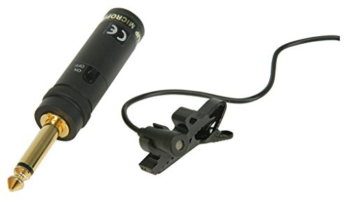 QTX Omni Directional Tie Clip Condenser Microphone