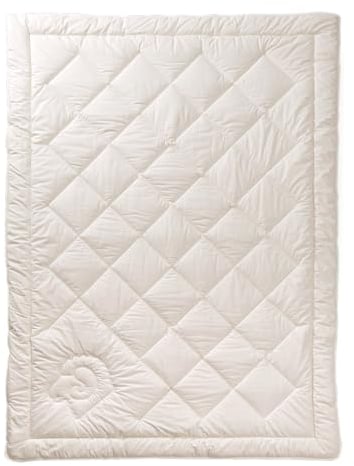 Öko Planet Duo Winterbettdecke mit Schafwoll-Füllung 155x220 cm, extra warme Bettdecke mit Bio Baumwollbezug, Verschiedene Größen (155 x 220 cm)