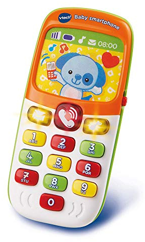 VTech - Baby Smartphone Bilingue Mixte, Téléphone Bébé, Jouet d'Éveil - Version FR
