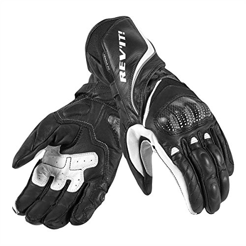 Revit Damen Motorradhandschuhe Xena, Farbe schwarz-Weiss, Größe L / 9