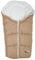 Altabebe AL2009P-43 Winterfußsack Alpin Collection für Babyschale, hellbraun / whitewash