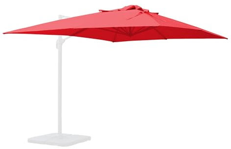 Alice's Garden sweeek - Lona Roja de Recambio para Sombrilla de jardín 3x4m
