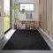 Carpetsale24 Teppich 160x230 cm Anthrazit, Kurzflor, Einfarbig, Modern, Rechteckig, Pflegeleicht, Rutschhemmend, Bodenteppich für Wohnzimmer, Schlafzimmer, Essbereich