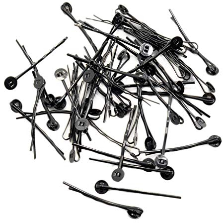 50x Haarspangen Rohling Fassungen Für Cabochons Haarclips Haarschmuck