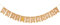 Amosfun Hajj Mubarak Banner Jute Sackleinen Stern Mond Wimpelkette Girlande Zugfahne für Weihnachten Festival Kamin Dekoration