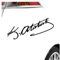 Kiwistar - Autoaufkleber - Mustafa Kemal Atatürk - Schwarz - 30x10cm - Aufkleber für Auto, Laptop, Fahrrad, LKW, Motorrad mehrfarbig JDM Decal Racing