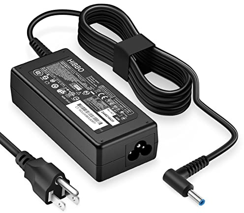 Charger Compatible with HP Laptop Computer 65W 45W Smart Blue Tip Power Adapter