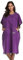 FLYILY Herren Changing Towel Surf-Poncho, violett, S