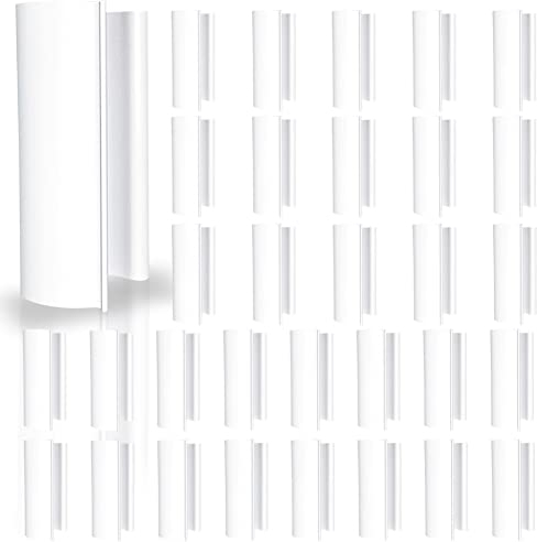 PVC-Rohrschellen für Gewächshäuser, PVC-Rohr, 6,1 cm lange Reihenabdeckungen, Unterstände, Vogelschutz, Weiß, 32 Stück