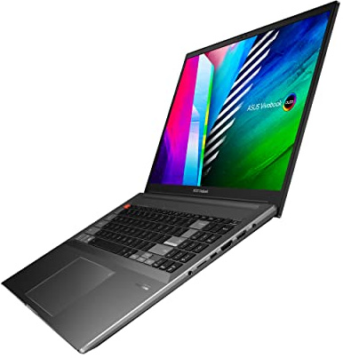 ASUS VivoBook Pro 16X OLED Slim Laptop, 16 WQUXGA 16:10 Display, AMD Ryzen 7 5800H CPU, NVIDIA GeForce RTX 3050 Ti, 16GB RAM, 1TB SSD, Windows 11 Home, 0°Black, M7600QE-DB74