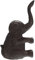Sumnacon Türstopper aus Gusseisen, niedlicher Elefant, robuster Boden-Türstopper, vermeidet Bohrlöcher, Vintage-Eisen-Türstopper für Terrasse, Hof, Garten, Bauernhaus, Büro, kommerzielle Industrie
