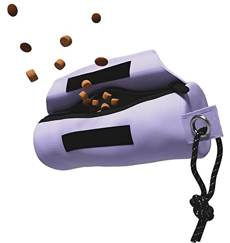 STUCH Futterbeutel für Hunde - Reißfester Futterdummy zum Apportieren - Perfekt für Nass und Trockenfutter (Flieder2)