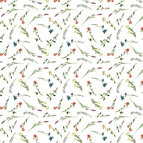 Mank Tischdecken aus Airlaid Mitteldecken 80 x 80 cm Einmal Tischdecke für Gastronomie und Feiern 20 Stück Kalina Mitteldecke Sommer Frühling Blumen Floral Tisch Deko Decke