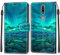 Feyten Kompatibel mit Nokia 2.4 Hülle, Handyhülle Nokia 2.4, Nokia 2.4 Schutzhülle Wallet Handytasche PU Leder Klappbar Magnet Klapphülle Nokia 2.4 Case Handytasche PU Lederhülle (Aurora)