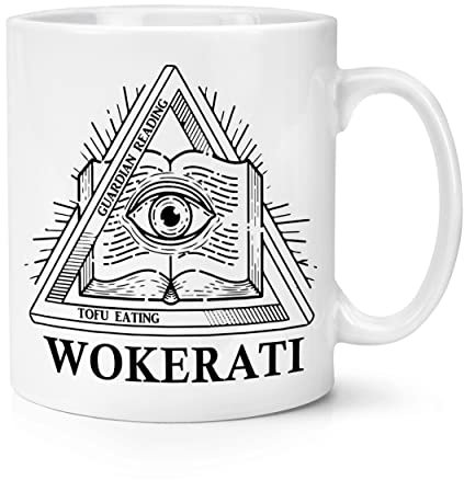 Gift Base Wokerati Logo 294 ml Tasse Anti-Wachstum Koalition Tofu Eating Woke Funny