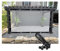 UHEKC Telone impermeabile resistente tenda a baldacchino esterno garage laterale per pergola, patio 0,12 mm, personalizzabile (colore : trasparente, dimensioni: 2 x 6 m/6,56 x 19,68 piedi)