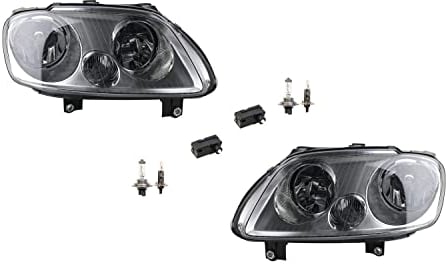 Johns, Scheinwerfer Halogen passend für VW Touran 1T + H7 H1 Links Rechts m. Stellmotor