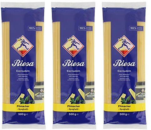 3er Pack Riesa Nudel Fitmacher Spaghetti (3 x 500 g)