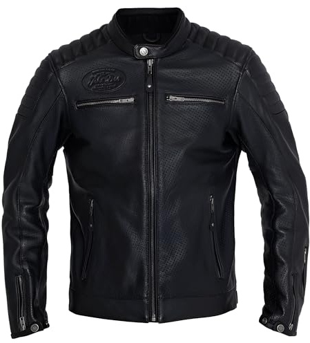 John Doe Motorradjacke Dexter Leather Jacket Lederjacke, XXL