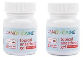 The Essentials Candi Caine Topical Anesthetic Gel, 2-Pack, 1 oz