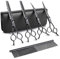 DRGSKL 7 Hundepflegescheren-Set Schwarz, Premium Japanese 440c Edelstahl Gerade Schere, Ausdünnungsschere, Gebogene Schere, Chunkerschere Mit Stahlkamm Für Präzises Styling