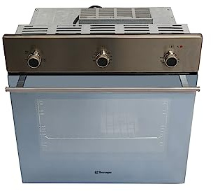 Tecnogas Forno Next FN3K66E6X, Incasso, 60 cm., Elettrico 6 funzioni, Grill elettrico, Ventilatore tangenziale di raffreddamento, Porta con vetro interno removibile, classe A