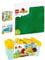 Lego DUPLO Juego de 4 unidades: 10984 Biogarten, 10981 zanahoria creciente, placa de construcción 10980 en verde y 30648 ballena