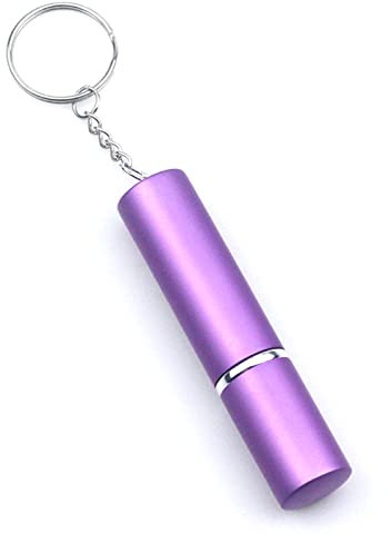 Metal Perfumes Sample Bottle Keychain Metal Pendant Keyrings Car Bag Keyholder Women Men Kids Birthday Present