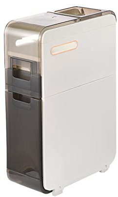 2/3/4-stufiger Badezimmer-Bodenschrank, freistehende große schmale Kommode, mit transparenten Schubladen und Rollen, schlanker WC-Aufbewahrungsschubladenturm, für kleine Räume und Lücken, WC