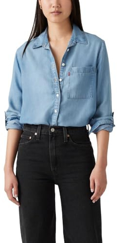 Levi's Women's Darlene Utility Shirt, (New) Take It Again, Small