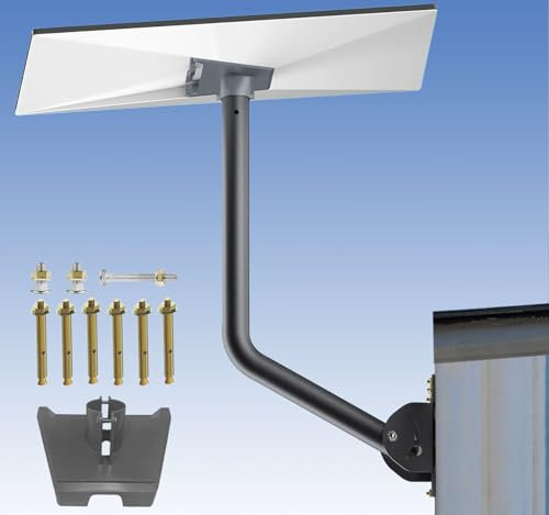 25inch Starlink Gen 3 Mount, Starlink Long Wall Mounting Kit for Starlink Internet Kit Satellite, Starlink roof Mount with Starlink Gen 3 Pipe Adapter for Gen 3 Starlink (25inch Gen 3 Wall Mount)