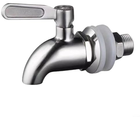 Robinet en acier inoxydable 304 pour bocaux à vin et seaux à bière, fonctionnement fluide