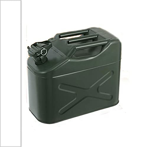 WOTZOV Bidon d'essence pour Voiture, Baril d'essence Portable, fûts d'essence, Pots, fûts de ravitaillement, fûts en Fer, réservoirs de Rechange pour Automobile,One Color 10l