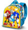 Sonic The Hedgehog - SEGA S&K-Elite 3D Rucksack, Gelb, 26 x 31 cm, Kapazität 8 L