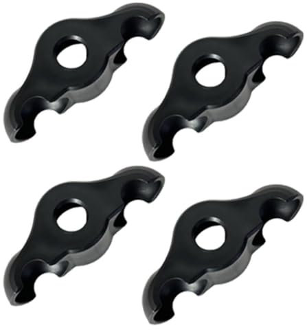 Rtyweth 4 Pack Indoor Cycling Snap Rocker Feet Adapters,For Smart Resistance Workout Equipment Trainer