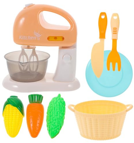 Toyvian 1ensemble Mini Jouet Éducatif Garçon Fille Eggbeater Toy Ustensile De Cuisine pour Jeux Imitation Jouet pour Filles Et Garçons Développe La Créativité Coordination
